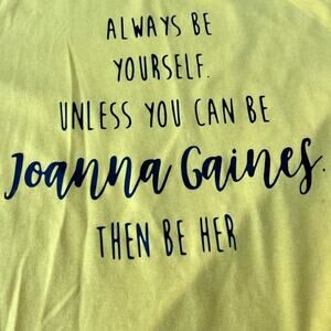 Women’s T-shirt size S, yellow, crewneck, short sleeves